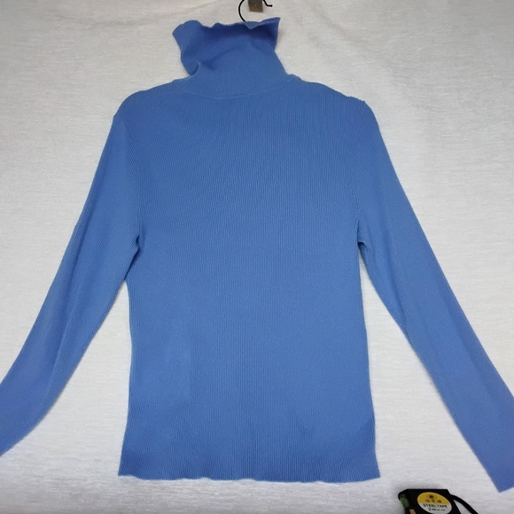 Chico's Sweaters - Chico's Sky Blue Turtleneck Sweater